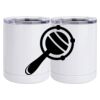 10 oz. White Stainless Steel Short Tumbler Thumbnail