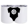 10 oz. White Stainless Steel Short Tumbler Thumbnail
