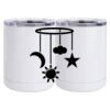 10 oz. White Stainless Steel Short Tumbler Thumbnail