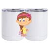 10 oz. White Stainless Steel Short Tumbler Thumbnail