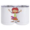 10 oz. White Stainless Steel Short Tumbler Thumbnail