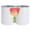 10 oz. White Stainless Steel Short Tumbler Thumbnail