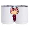 10 oz. White Stainless Steel Short Tumbler Thumbnail