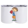 10 oz. White Stainless Steel Short Tumbler Thumbnail