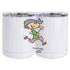 10 oz. White Stainless Steel Short Tumbler Thumbnail