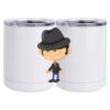10 oz. White Stainless Steel Short Tumbler Thumbnail