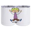 10 oz. White Stainless Steel Short Tumbler Thumbnail