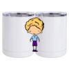 10 oz. White Stainless Steel Short Tumbler Thumbnail