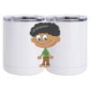 10 oz. White Stainless Steel Short Tumbler Thumbnail