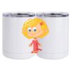 10 oz. White Stainless Steel Short Tumbler Thumbnail
