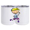 10 oz. White Stainless Steel Short Tumbler Thumbnail