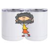 10 oz. White Stainless Steel Short Tumbler Thumbnail