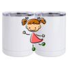 10 oz. White Stainless Steel Short Tumbler Thumbnail
