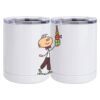 10 oz. White Stainless Steel Short Tumbler Thumbnail