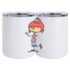 10 oz. White Stainless Steel Short Tumbler Thumbnail