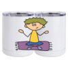 10 oz. White Stainless Steel Short Tumbler Thumbnail