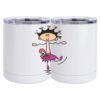 10 oz. White Stainless Steel Short Tumbler Thumbnail