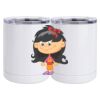 10 oz. White Stainless Steel Short Tumbler Thumbnail