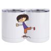 10 oz. White Stainless Steel Short Tumbler Thumbnail