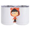 10 oz. White Stainless Steel Short Tumbler Thumbnail