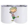 10 oz. White Stainless Steel Short Tumbler Thumbnail