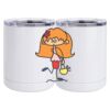 10 oz. White Stainless Steel Short Tumbler Thumbnail