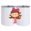 10 oz. White Stainless Steel Short Tumbler Thumbnail