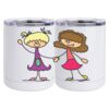 10 oz. White Stainless Steel Short Tumbler Thumbnail