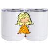 10 oz. White Stainless Steel Short Tumbler Thumbnail