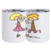 10 oz. White Stainless Steel Short Tumbler Thumbnail