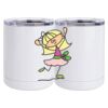 10 oz. White Stainless Steel Short Tumbler Thumbnail