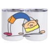 10 oz. White Stainless Steel Short Tumbler Thumbnail