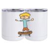 10 oz. White Stainless Steel Short Tumbler Thumbnail