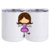 10 oz. White Stainless Steel Short Tumbler Thumbnail