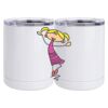 10 oz. White Stainless Steel Short Tumbler Thumbnail