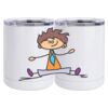 10 oz. White Stainless Steel Short Tumbler Thumbnail