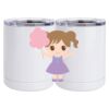 10 oz. White Stainless Steel Short Tumbler Thumbnail