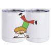10 oz. White Stainless Steel Short Tumbler Thumbnail