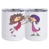 10 oz. White Stainless Steel Short Tumbler Thumbnail