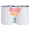 10 oz. White Stainless Steel Short Tumbler Thumbnail