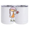 10 oz. White Stainless Steel Short Tumbler Thumbnail