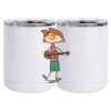 10 oz. White Stainless Steel Short Tumbler Thumbnail