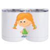10 oz. White Stainless Steel Short Tumbler Thumbnail