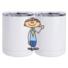 10 oz. White Stainless Steel Short Tumbler Thumbnail