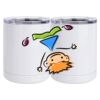10 oz. White Stainless Steel Short Tumbler Thumbnail