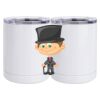 10 oz. White Stainless Steel Short Tumbler Thumbnail