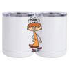 10 oz. White Stainless Steel Short Tumbler Thumbnail