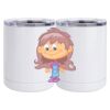 10 oz. White Stainless Steel Short Tumbler Thumbnail