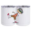 10 oz. White Stainless Steel Short Tumbler Thumbnail