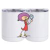 10 oz. White Stainless Steel Short Tumbler Thumbnail